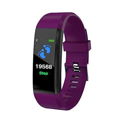 SmartWatch Bluetooth pulsómetro LKM Security Violeta LKM-OSG115PR