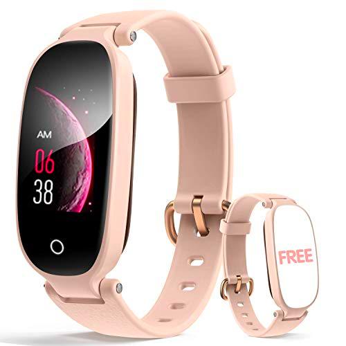 Hommie Pulsera Actividad Inteligente Mujer, Pulsera Monitor de Actividad para Mujeres