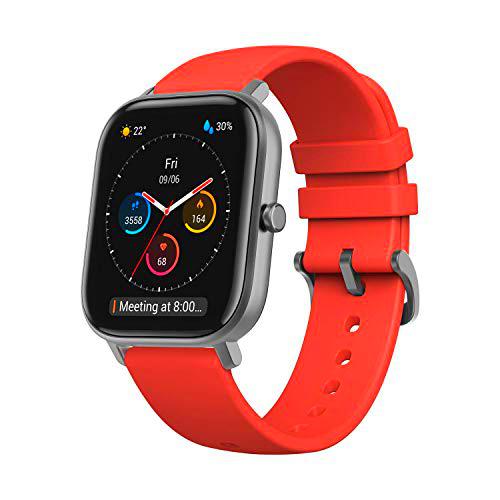 Amazfit GTS Smartwatch, Adultos Unisex, Naranja, 12.6 x 12.4 x 6 cm