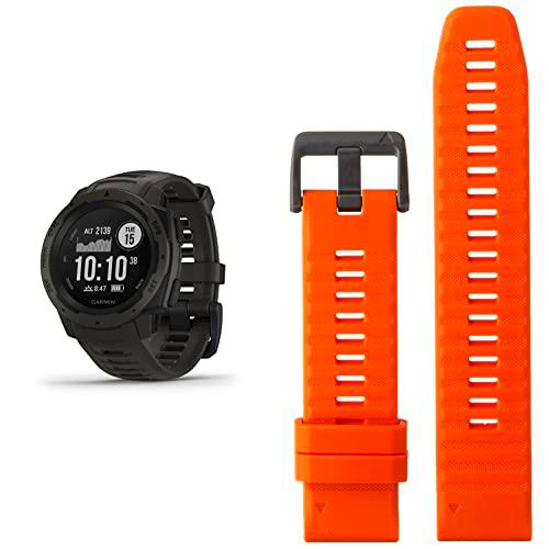 Garmin Instinct - Reloj Resistente con GPS, GrafitoGarmin Pulsera Quick Fit