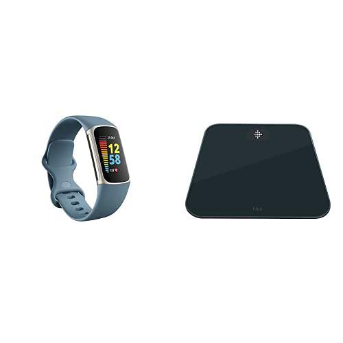 Fitbit Charge 5 Azul Acero Aria Air Negro