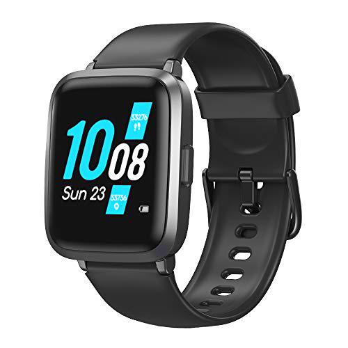 TOMSHOO Smartwatch Monitor de Frecuencia Cardíaca Presión Arterial Oxígeno Podómetro IP68 Reloj de Fitness con Pantalla Táctil de 1.3 &quot;