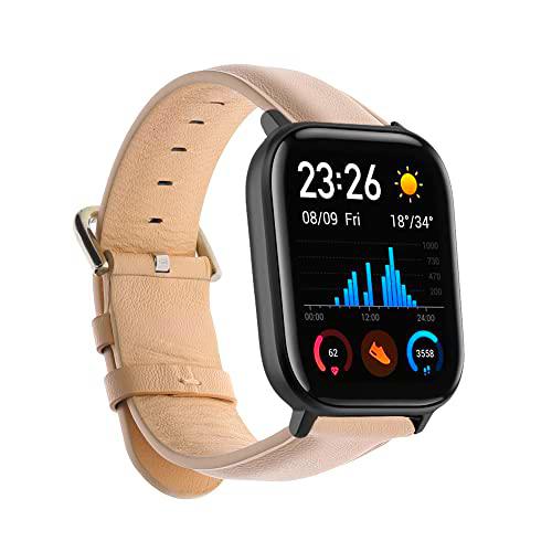 kwmobile Correa compatible con Garmin vivomove Trend/Amazfit GTS 4 Mini/Bip 3 Pro/Bip 3