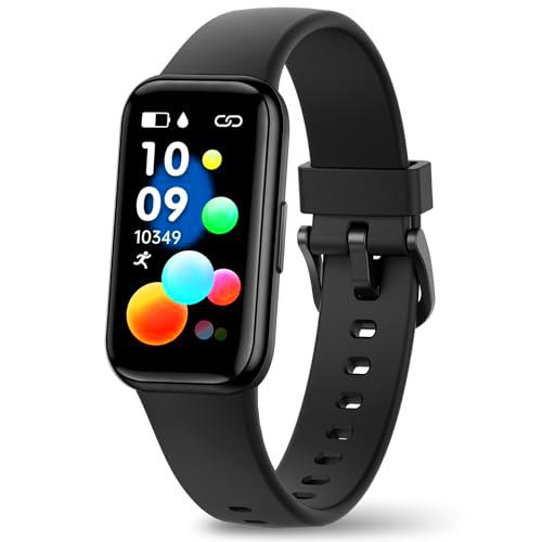 meoonley Smart Pulsera Activida Reloj con podómetro iP68 Impermeable para Mujeres Hombres Niños Pulsera Actividad Compatible con Teléfonos Android e iOS