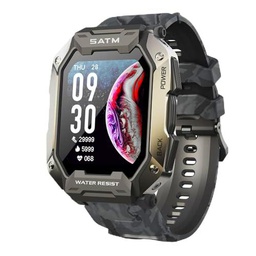 DAM Smartwatch C20 Sumergible, Pantalla de 1,7 Pulgadas y 24 Modos Deportivos