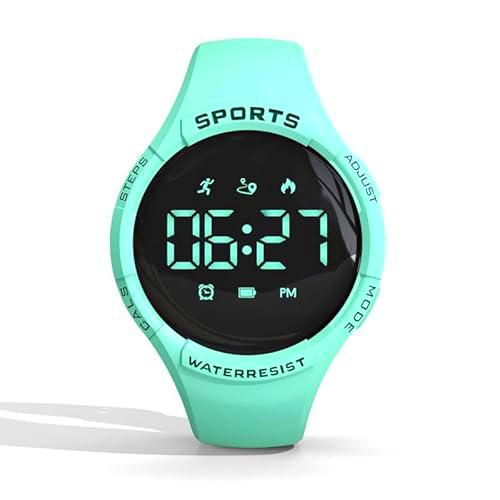 Reloj de fitness (sin aplicación), podómetro, reloj digital para hombre y mujer