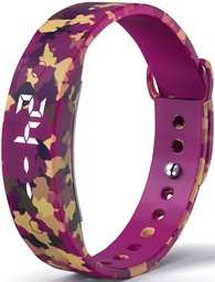 Podómetro pulsera digital reloj hombre mujer fitness reloj sin aplicación y teléfono móvil digital infantil con despertador de culata fecha reloj deportivo reloj de calorías cronómetro fitness reloj