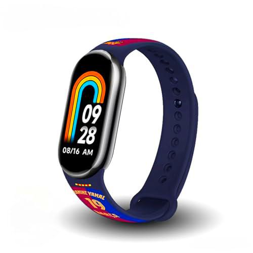 FIT &amp; FUN Pulsera de Actividad Smart Band con Correa Licenciada @FC Barcelona