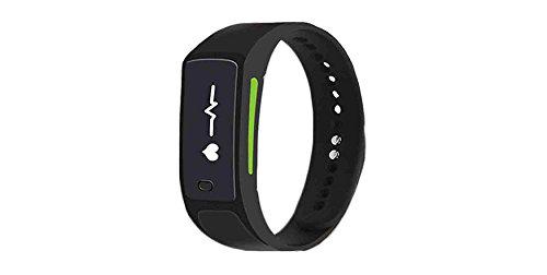 WTF Smart Pulsera Wearable, Unisex Adulto, Negro, Talla Única