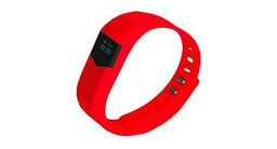 WTF Smart Pulsera Wearable, Unisex Adulto, Rojo, Talla Única