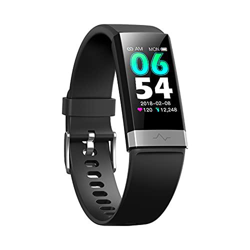 MICGIGI Pulsera de fitness para hombre y mujer, reloj deportivo de 1,14 pulgadas